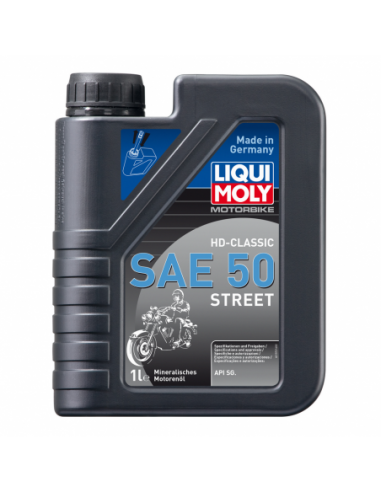 Bote 1L de aceite Liqui-Moly HD-CLASSIC SAE50 STREET. 1572. 4100420015724