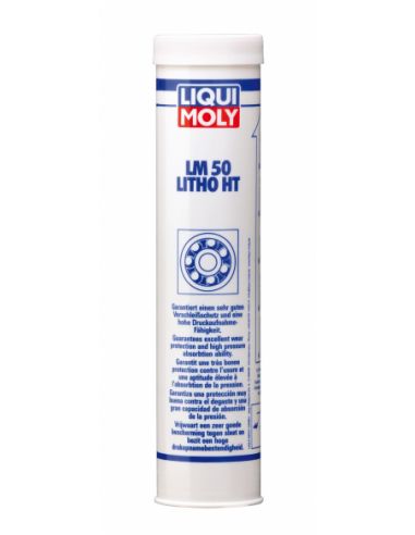 Cartucho 400g de grasa de litio Liqui-Moly LM 50 LITHO HT. 3406. 4100420034060