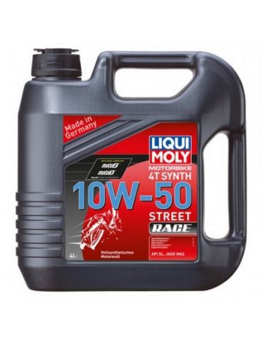 Garrafa de 4L aceite Liqui Moly 100% sintético 10W-50. 1686. 4100420016868