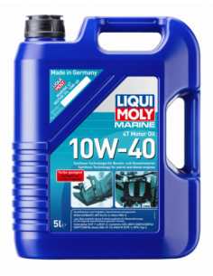Garrafa 5L aceite de motor 4T marine sintético Liqui-Moly 10W-40 ACEA A3