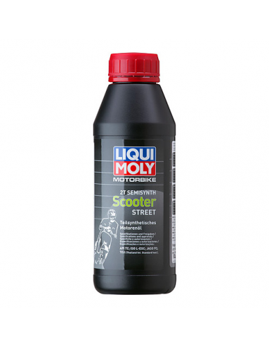 Bote de aceite Liqui Moly mezcla 2T semi-sintético 500ml. 1622. 4100420016226