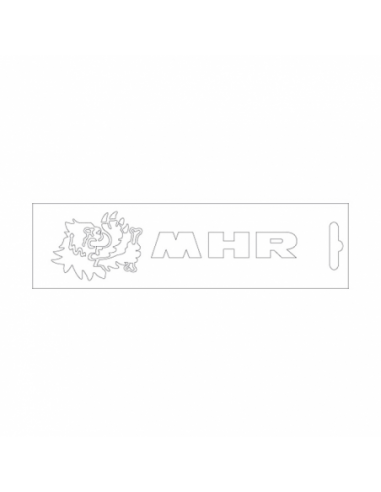 Adhesivo Malossi MHR blanco - 13cm 33 9773. 33 9773. 8430525609327