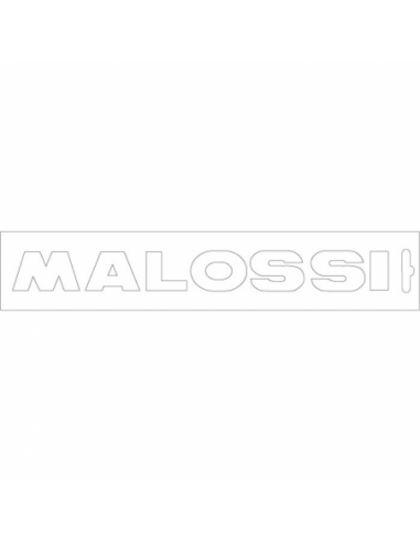 Adhesivo Malossi blanco - 14cm 33 9777. 33 9777. 8430525609303