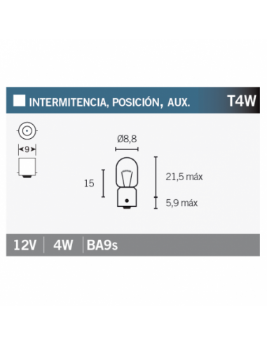 Caja de 10 lámparas OSRAM 3893. 3893. 4050300525068