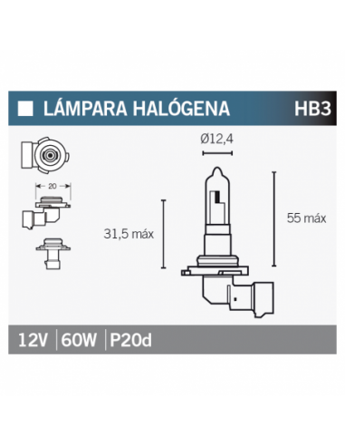 Lampara OSRAM 9005-01B. 9005-01B. 4008321171214