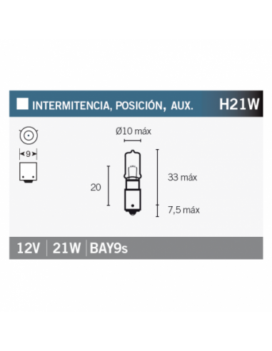 Caja de 10 lámparas OSRAM 64136. 64136. 4008321095206