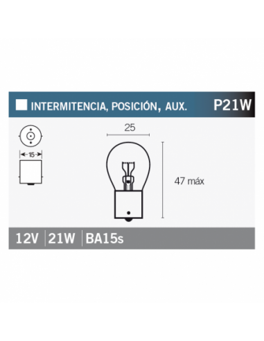 Caja de 10 lámparas OSRAM 7506. 7506. 4050300524849