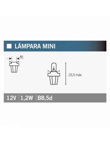Caja de 10 Lámparas OSRAM 2721MF. 2721MF. 4050300891255