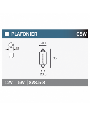 Caja de 10 lámparas OSRAM 6418. 6418. 4050300525105