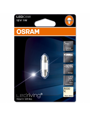 Lampara OSRAM LED Retofit 12Vcool Festoon 6000K. 6498CW-01B. 4008321658173