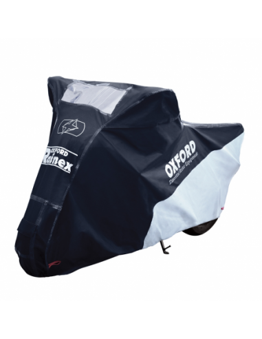 Funda de proteccion para motocicletas con bolsillo frontal T.L (246cm) Oxford OF924. CV503. 5030009342523