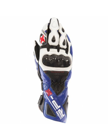 Guantes Racing de cuero Oxford RP-2 azul/blanco talla S. GM217S. 5030009244414