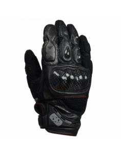 Guantes Racing cortos de cuero-rejilla Oxford RP-4 negro talla 3XL. GM2033XL. 5030009252662