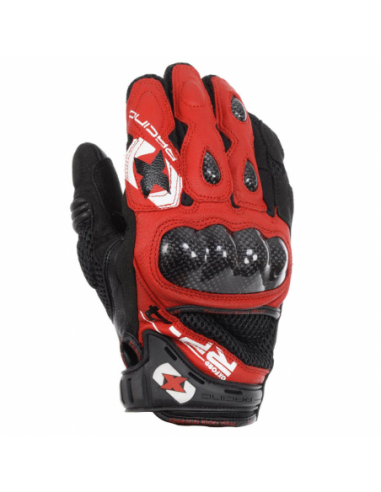 Guantes Racing cortos de cuero-rejilla Oxford RP-4 rojo/negro talla M. GM201M. 5030009244056