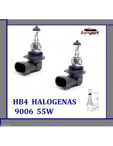Bombillas lámparas halógenas HB4 9006