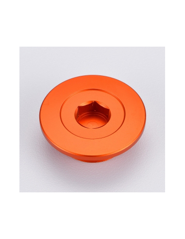 Tapon motor naranja Ktm. ASEP-06-OR. 8430525381568