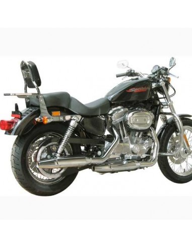 Respaldo con portaequipajes para moto Harley Davidson Sportster 883 - 1200 (Desde 2005)