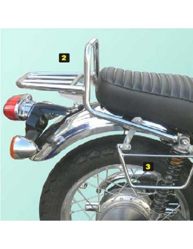 Portaequipajes para moto Kawasaki W650-W800
