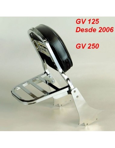 Respaldo con portaequipajes para moto Hyosung Aquila Gv250 - Gv125 (Desde 2006)