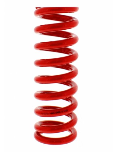 Muelle para amortiguador trasero YSS 56-200-165 Color rojo. 56A200S165A5. 8859253922612