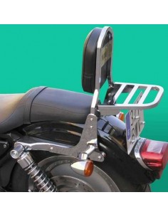 Respaldo con portaequipajes para moto Harley Davidson Sportster (Hasta 2004)