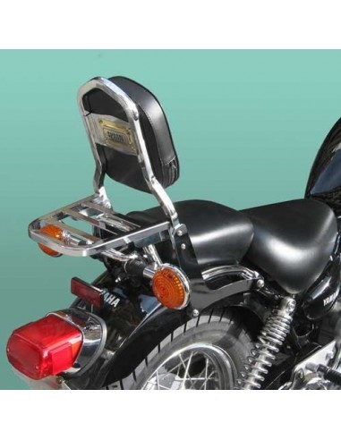 Respaldo con portaequipajes para moto Yamaha Virago 125