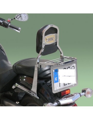 Respaldo con portaequipajes para moto Yamaha Midnight Star 1300